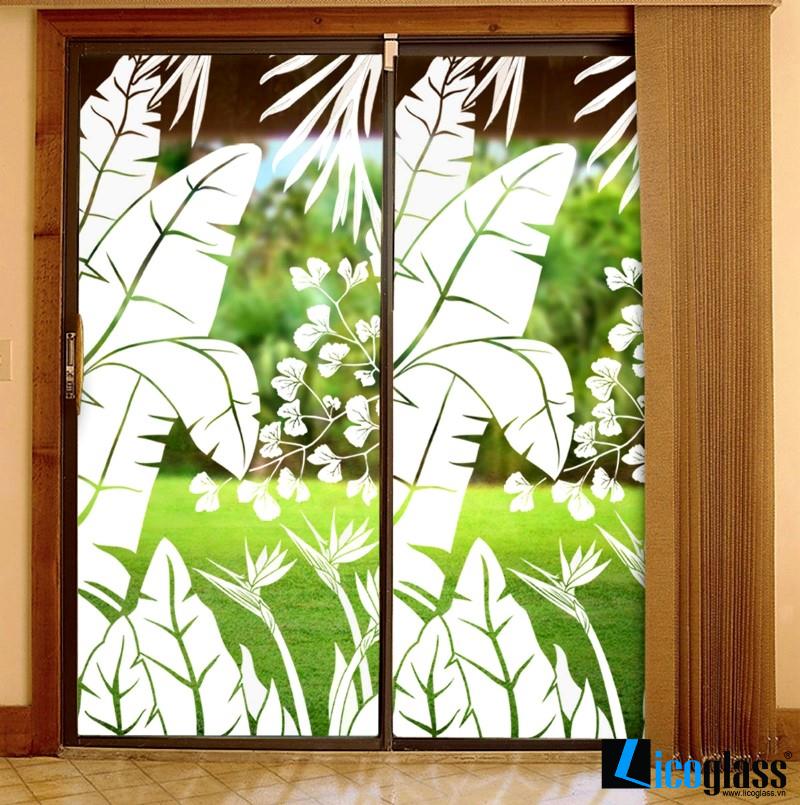 Các mẫu giấy dán cửa kính đẹp